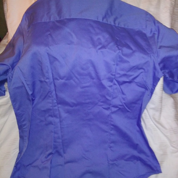 Van Heusen 3/4 Sleeve Twill Shirt 13V0527 Med 8-10 - Picture 7 of 7